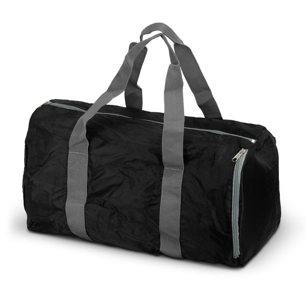 Packaway Foldable Duffle (Black/Grey)