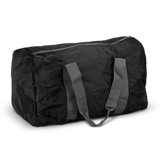 Packaway Foldable Duffle (Black/Grey) — Duffle - Back