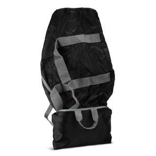 Packaway Foldable Duffle (Black/Grey) — Detail