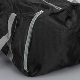 Packaway Foldable Duffle (Black/Grey) — Detail
