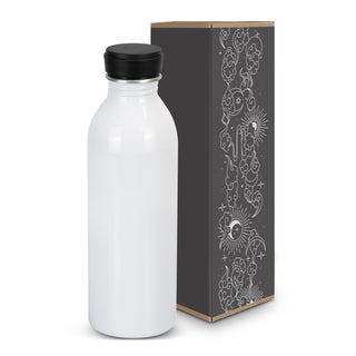 Adora Recycled Aluminium Bottle (White) — Gift Box Sleeve