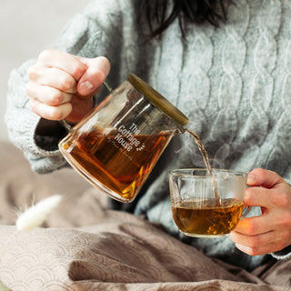 NATURA Azzurra Teapot (Clear/Natural) — Feature