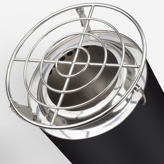 Frontier Camp Fire and Cooker (Black) — Detail