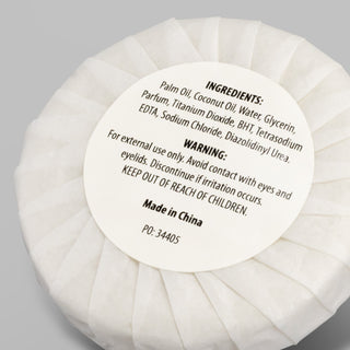 Flax Travel Soap (White) — Detail