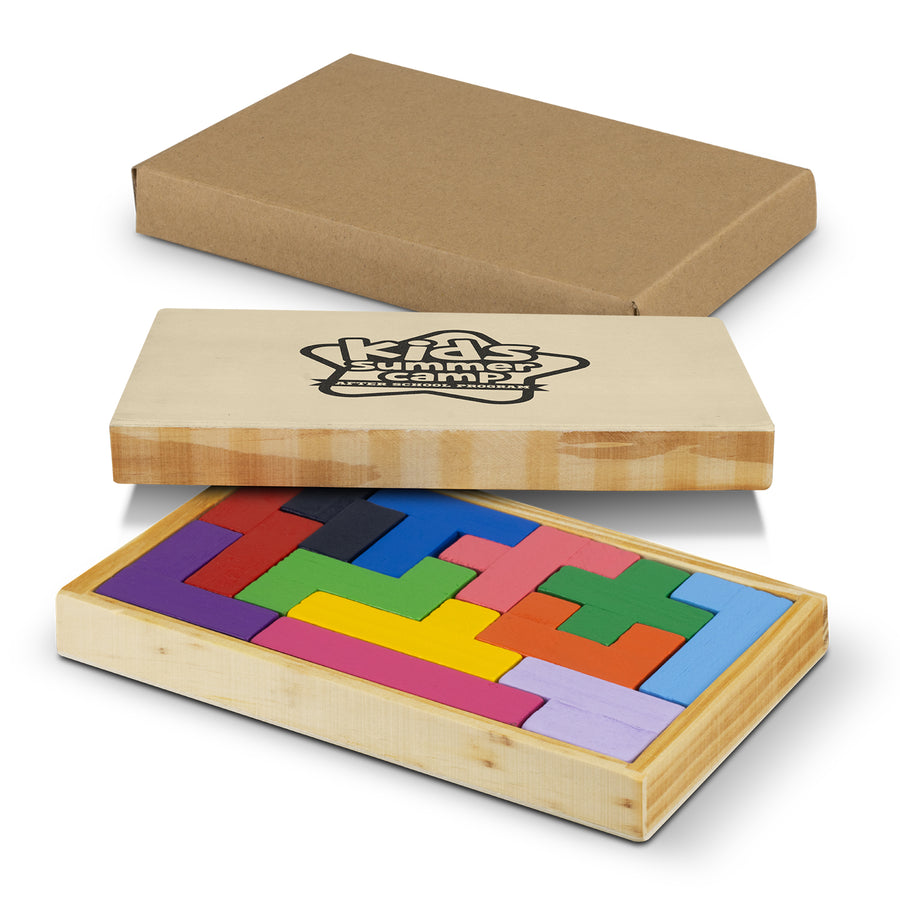 Grain Wooden Puzzle (Blocks: Multi-colour)
