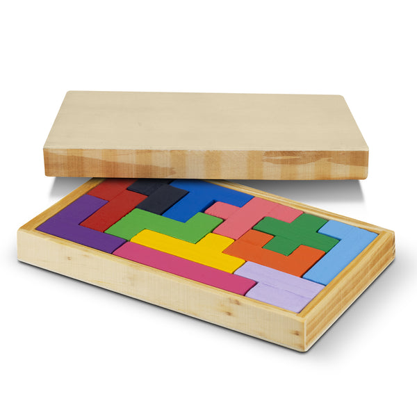 Grain Wooden Puzzle (Blocks: Multi-colour)
