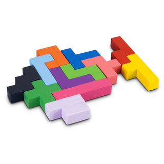 Grain Wooden Puzzle (Blocks: Multi-colour) — Detail