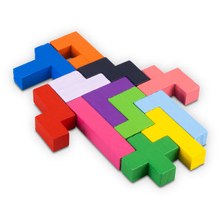 Grain Wooden Puzzle (Blocks: Multi-colour) — Detail