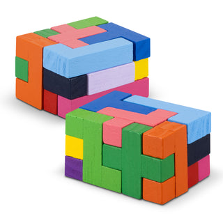 Grain Wooden Puzzle (Blocks: Multi-colour) — Detail