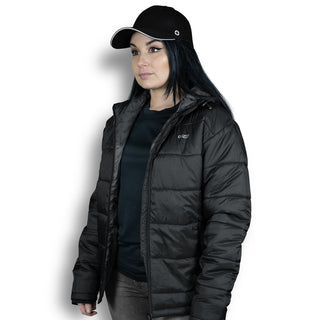 Swiss Peak Urban Puffer Jacket (Black)