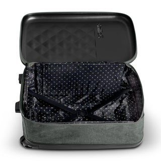 Rollink Flex Earth Suitcase - Medium (Black) — Inside