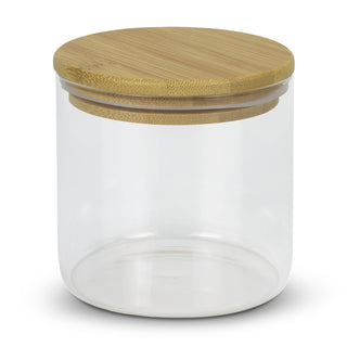 Agogo Round Storage Canister Large (Clear/Natural)