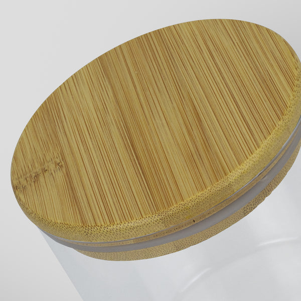 Basin Round Storage Canister Large (Clear/Natural)