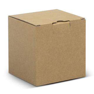 Basin Round Storage Canister Large (Clear/Natural) — Gift Box