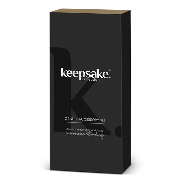 Keepsake Candle Accessory Set (Black)