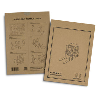 BRANDCRAFT Forklift Wooden Model (Natural) — Sleeve