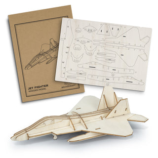 BRANDCRAFT Jet Fighter Wooden Model (Natural)