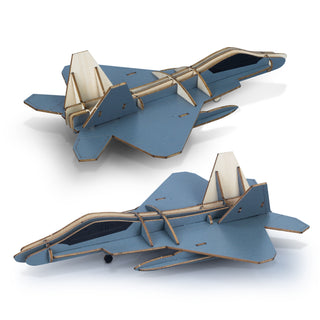 BRANDCRAFT Jet Fighter Wooden Model (Natural) — Feature