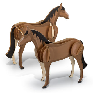 BRANDCRAFT Horse Wooden Model (Natural) — Feature
