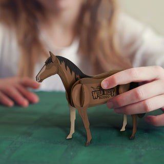 BRANDCRAFT Horse Wooden Model (Natural) — Feature