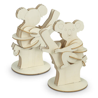BRANDCRAFT Koala Wooden Model (Natural) — Assembled