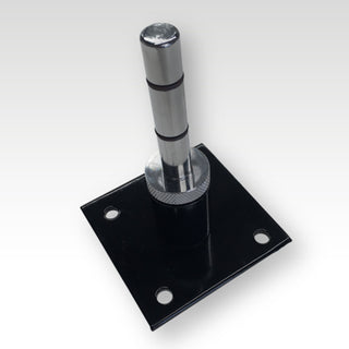 Strike Small Tear Drop Flag Kit (White) — Floor Mount