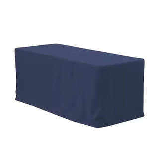 Expo 4 Foot Table Cover Fitted (White) — Fitted