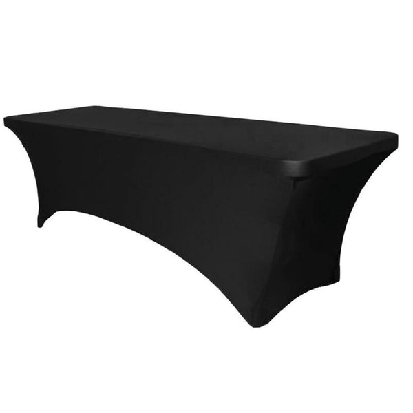 Flex 4 Foot Table Cover Stretch (White)