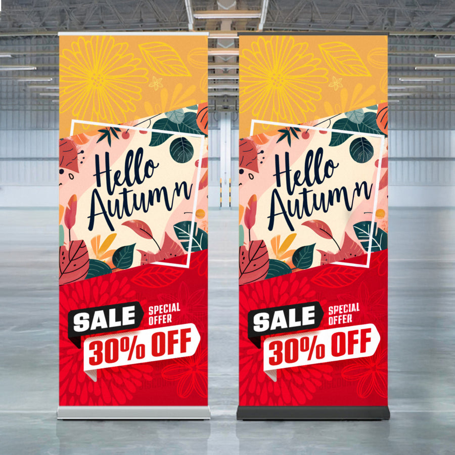 Premier Luxury Pull Up Banner (White)