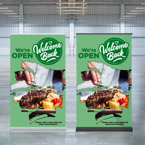 Prestige Luxury Pull Up Banner (SC Approved) (White)