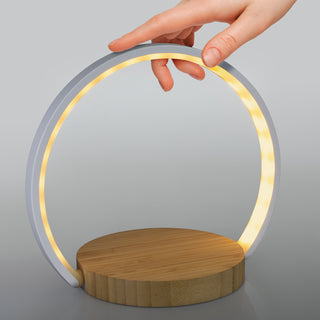 Twilight Wireless Charging Night Light (Natural/White) — Detail