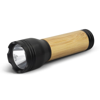 Agogo Lumina Rechargeable Bamboo Torch (Natural/Black)