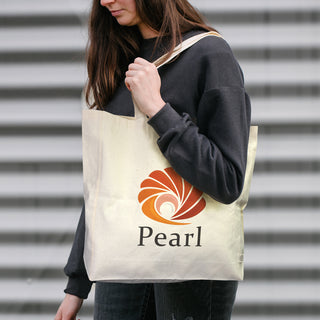 Harbour Recycled Cotton Tote Bag (Natural) — Feature