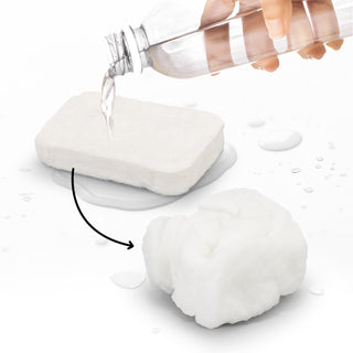 Shore Compressed Towel Small (White) — Step One