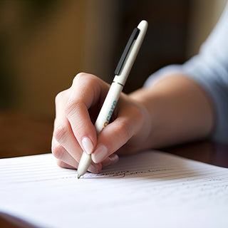 SPICE Retro Pen (Metallic White) — Feature