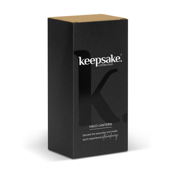 Keepsake Halo Lantern (Natural/Black)