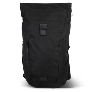 SPICE Waste2Gear Roll Up Computer Backpack (Black) — Unrolled
