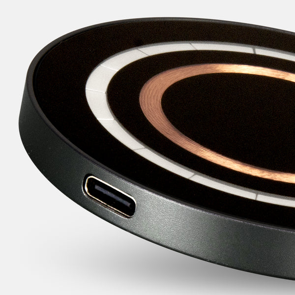 INGENIO Arc Single Wireless Charger (Gunmetal/Black)