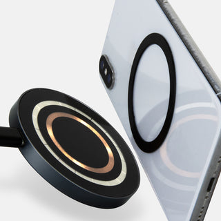 INGENIO Arc Single Wireless Charger (Gunmetal/Black) — Detail