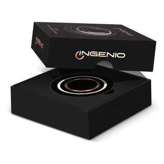 INGENIO Arc Single Wireless Charger (Gunmetal/Black) — Gift Box