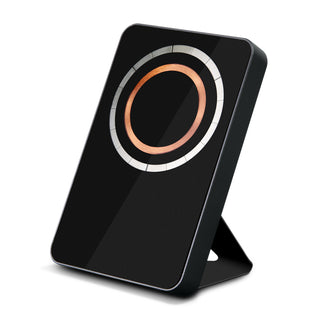 INGENIO Arc Wireless Charging Power Bank (Gunmetal/Black) — Front