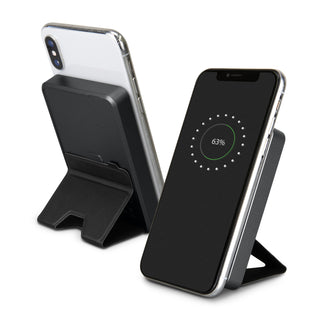 INGENIO Arc Wireless Charging Power Bank (Gunmetal/Black) — Detail