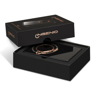 INGENIO Arc Wireless Charging Power Bank (Gunmetal/Black) — Gift Box