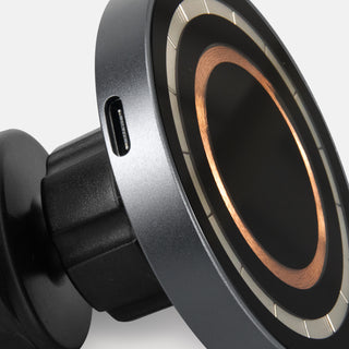 INGENIO Arc Wireless Car Charger (Gunmetal/Black) — Detail