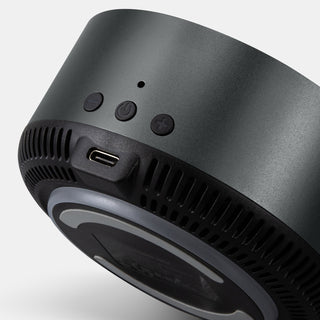 INGENIO Arc Wireless Charging Speaker (Gunmetal/Black) — Detail
