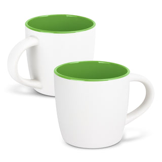 Brew Coffee Mug - Two-Tone (White/Bright Green)
