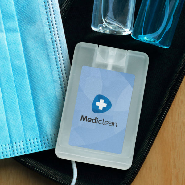 Shield Hand Sanitiser Card (Frosted Clear)