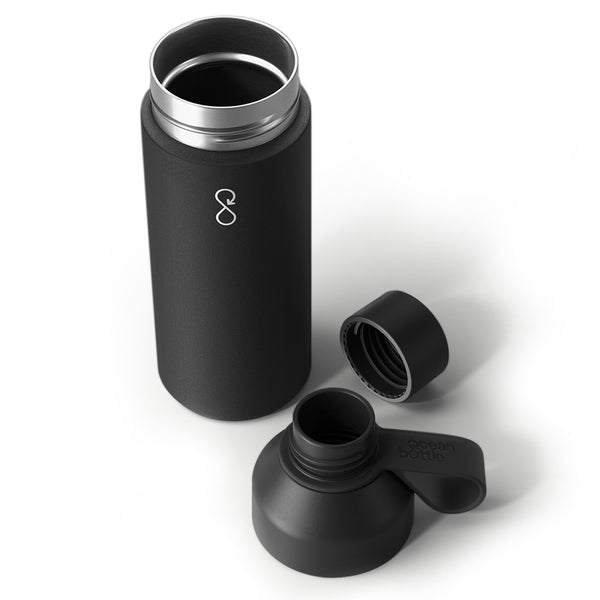 Ocean Bottle Big Vacuum Bottle (Obsidian Black)