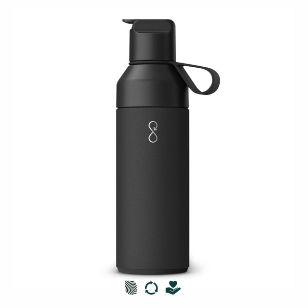 Ocean Bottle GO Vacuum Bottle (Obsidian Black)