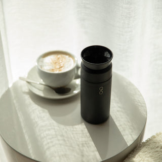 Ocean Bottle Brew Flask (Obsidian Black) — Feature